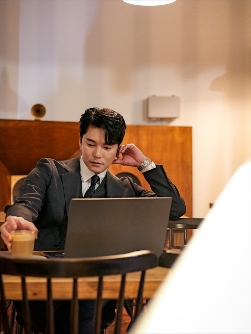 Mr. Philip Lee Cheng working during his early career